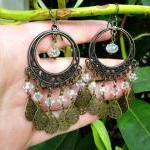 Bronze Filigree Hoops, Cle..